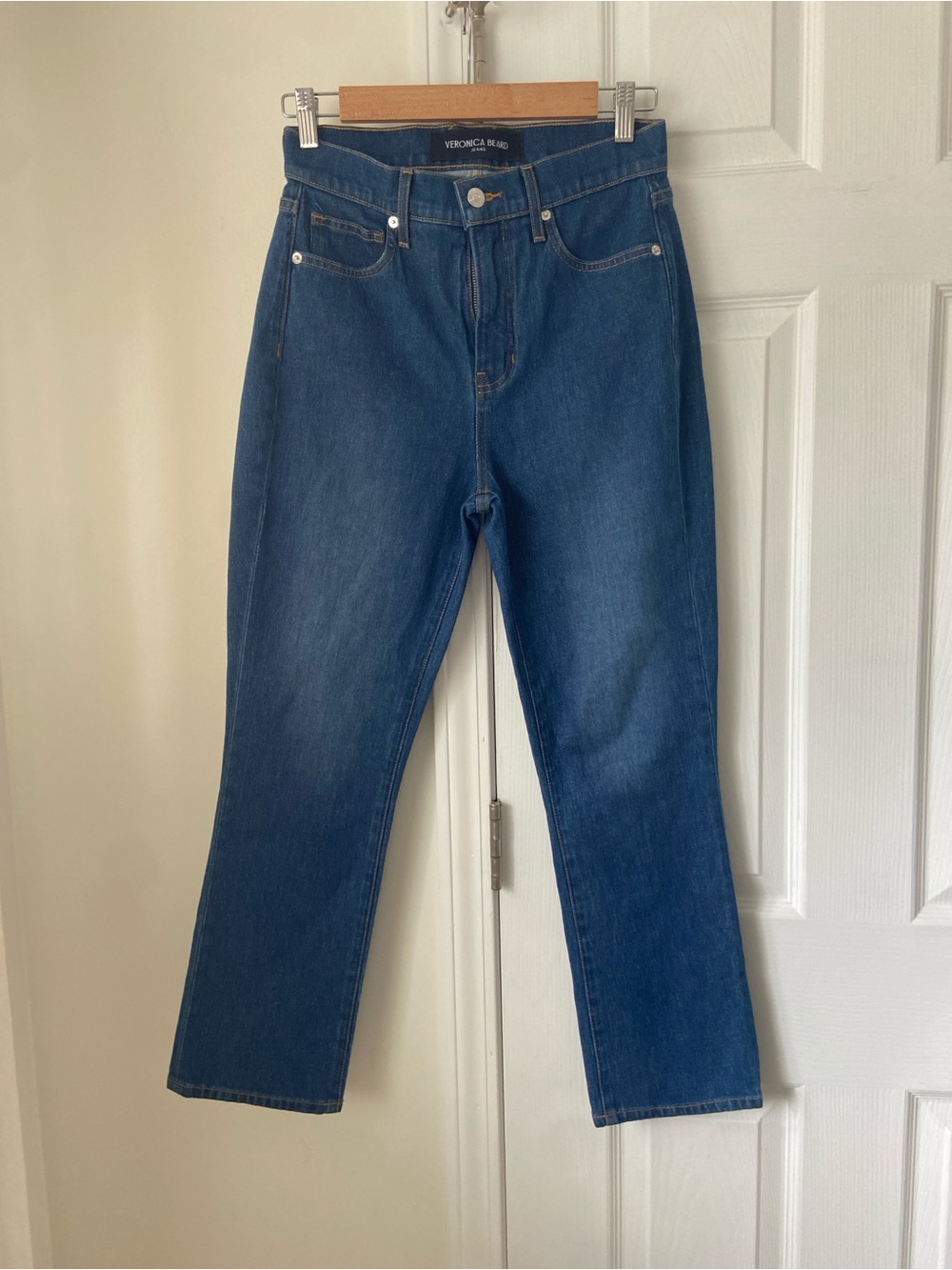 Veronica Beard Carly kick flare crop high rise size 26